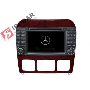 China 1024 * 600 HD 7 Inch Mercedes S Class Dvd Player , Mercedes Benz Car Stereo OBD Support supplier