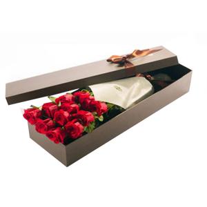 China bespoke lid and base flower gift box  rigid set up flower box luxury flower packaging paper box supplier