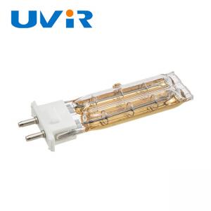 China TC04 Gold Coating Twin Tube Infrared Lamps For Printing Machine 2s Heating supplier