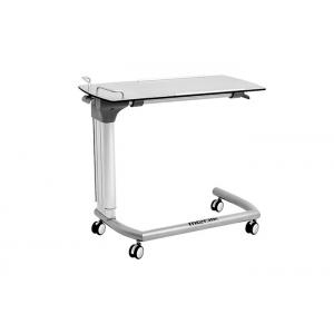 Movable Height Adjustable Hospital Over Bed Table With Tilting Tabletop