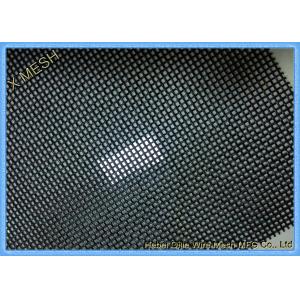 China Vinyl Coated Pet Proof Flyscreen Mesh With Black Color North America Standards supplier