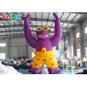 China Giant Oxford Cloth Blow Up Model Inflatable Gorilla Advertising supplier