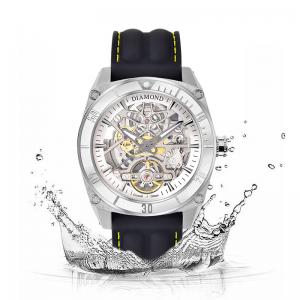 China Mens Luxury Skeleton Automatic Mechanical Wrist Watches supplier