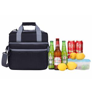 China Fashionable Insulated Beach Tote Cooler Bag / Insulated Bottle Cool Bag For Vacation supplier