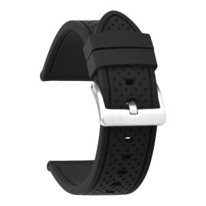 China Polka Dot Mens Rubber Watch Bands , 24mm Sport Watch Straps supplier