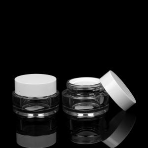 50ml PETG Heavy Wall Cream Jars Cosmetic Packaging Lotion Jars With Lids