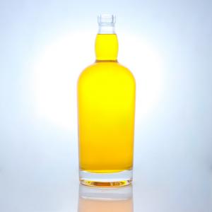 China Industrial Liquor Super Flint Glass Bottle with Cork Customize Your Drink supplier