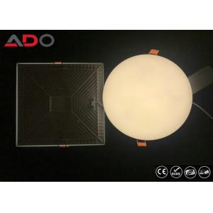 China 18W LED Slim Panel Light / Recessed Back Lighting Frameless Aluminum PC 105mm supplier