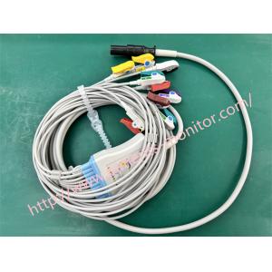 China IEC Patient Cable 10 Strand Clamp For Mortara Q-Stress 60-00186-01 Compatible With 10 Lead EKG Cable Colorful Grabb supplier
