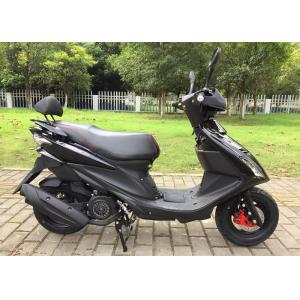 Lightweight Gas Motor Scooter Black Color High Safety Low Fuel Consumption