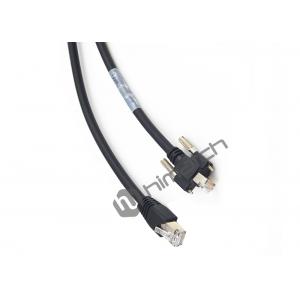 High Speed Gige Vision Cable , Shielded Ethernet Cable M2 Nickel Plated Screws