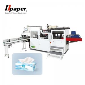 China Full Automatic Facial Tissue Paper Plastic Film Packing Machine with 8.87KW Power supplier