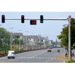 Cast Aluminum Street Light Pole 5-15m 132KV  Traffic Control Signs Customized Color