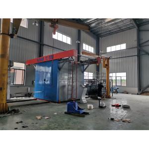 China High Capacity PLC Control System Shuttle Rotomolding Machine For Water Tanks supplier