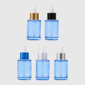 China 1oz 30ml eye dropper essential oil Dropper bottle glass perfume dropper bottles Blue supplier