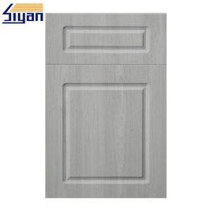 China Antique Carved Wood MDF Kitchen Cabinet Doors With White Melamine Paper Back supplier