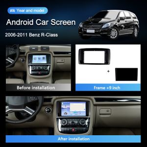 China ベンツRクラス2006-2011用9インチカーヘッドユニット 7865ナビゲーションスクリーン搭載 - Carplay Android Auto ABSステレオラジオ wholesale