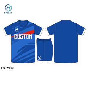 China Custom Blue Soccer Casual Sets: Dive Into Your Team’S Spirit – Tailored In Bold Blue, Crafted For Comfort, Ready To Shine On The Field, At Gatherings, Or In Daily Life wholesale