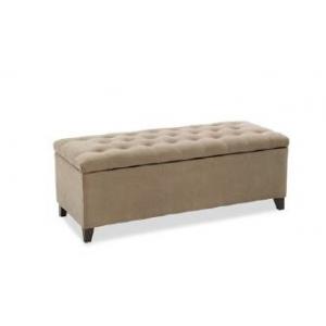 China Tuffted Fabric Bedroom Ottoman Bench , Long Bedroom Storage Bench Seat supplier