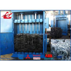 Scrap Tire Baler Hydraulic Baling Machine , Vertical Baling Press Machine 2000Kgs
