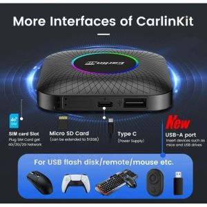 China Boîtier AI sans fil pour CarPlay et Android Auto avec USB multimédia, processeur SDM660 wholesale