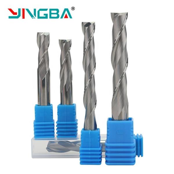Down Spiral End Mill Cnc Router Machine Two Flute  Cutting Router Bit