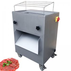 China 1500kg/h Automatic Chicken Cutting Machine 304 Stainless Steel Meat Strip Cutter supplier