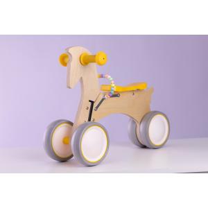 China Toddler 6inch Wheel Birch Log Rocking Horse Balance Bike Without Base supplier