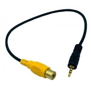 Flexible Audio Visual Cables Corrosion Resistant Gold Plated RCA Connectors