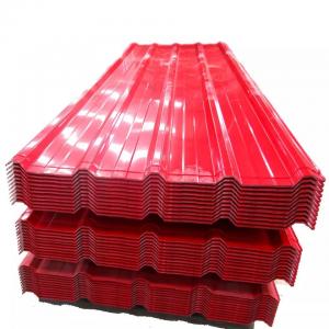 Z30-Z275 Galvalume Corrugated Metal Panels PPGI Perforated Roof Sheeting
