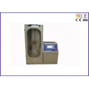 China 90 / 25 Degree Vertical Flammability Chamber For Flame Spread CALIF TB-117 supplier