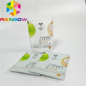 China Gravure Printing Plastic Pouches Packaging Reusable Stand Up Dried Fresh Bags With Zipper supplier