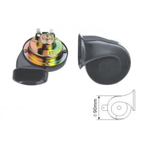 China EST1014 Black Snail Horn 12V/24V dual Car Horn Replacement for boat truck  510Hz 110DB Dia 90mm 3.7A supplier