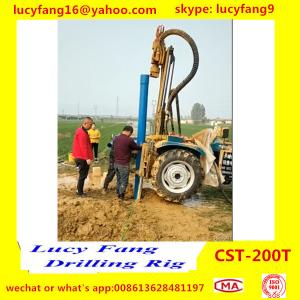 China China Hot Popular Tractor Mounted Water Well Drilling Rig supplier