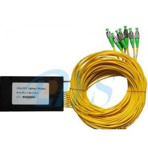 China 1x16 PLC Optical Fiber Splitter Low Insertion Loss With 1260nm - 1650nm Wavelength supplier