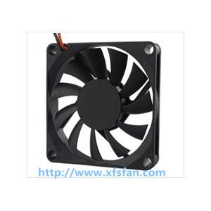 China 70*70*10mm 12V/24V DC Black Plastic Brushless Cooling Fan DC7010 supplier