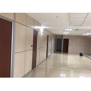 Interior Office Wooden Partitions Full Height Partition Wall 85mm Thickness