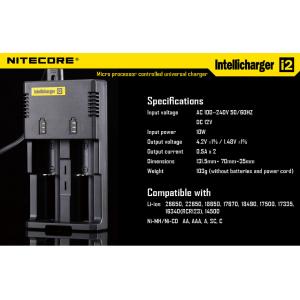 Newest Nitecore i2 charger Intellichage Multifunctional Ni-MH/Ni-Cd/AA AAA battery charger