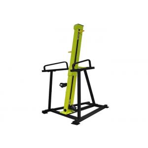Vertical Cycling Gym Equipment Climber 75 Degree Steel Frame Structure For Home
