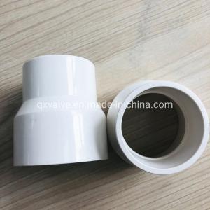 ASTM Sch40 PVC Reducing Coupling for Water Supply Pipe Fittings QX 1-1/4 prime Customers