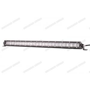 China 120W 5W Single Row LED Light Bar 4D Lens For Driving Offroad SUV ATV Truck supplier