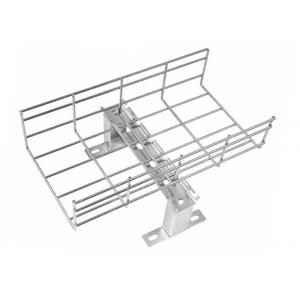 China Pre-Galvanized Basket Type Cable Tray Q235B Wire Management Basket supplier