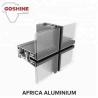 Construction Frame Curtain Wall Window Part 6061 T6 Price Aluminum for Ethiopia