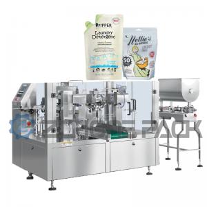 China 1.2KW Laundry Detergent Packaging Machine 8 Stations Running At The Same Time Packaging Equipment supplier