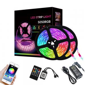 Drop Shipping Hot Sale CCT complete set 10M 5050 12V RGB LED Strip Light Power APP Remote control LED strip