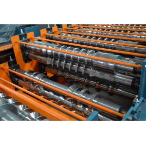 China Roof Sheet / Roof Tile Roll Forming Machine For Metal Roofing Tiles supplier