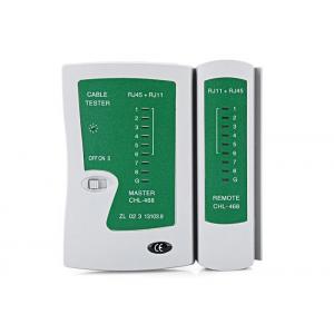 China RJ11 / RJ45 Network Cable Tester , Data Working Tools CAT6 / CAT5 Cable Tester supplier