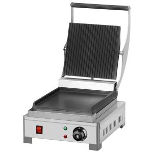 China 220V Electric Grooved Contact Grill with Press Gross Weight 14kg Advanced Technology supplier