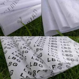 China Smooth Printed Gift Tissue Paper Crafts , Laminated Clothes Packing Paper supplier