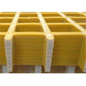 China Car Washesfibreglass Walkway Mesh , Easy Cleaning Fiberglass Drain Grates supplier